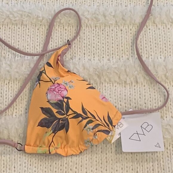 Vyb French Cut Triange Bra Bikini Top Reversible NWT - Picture 5 of 5